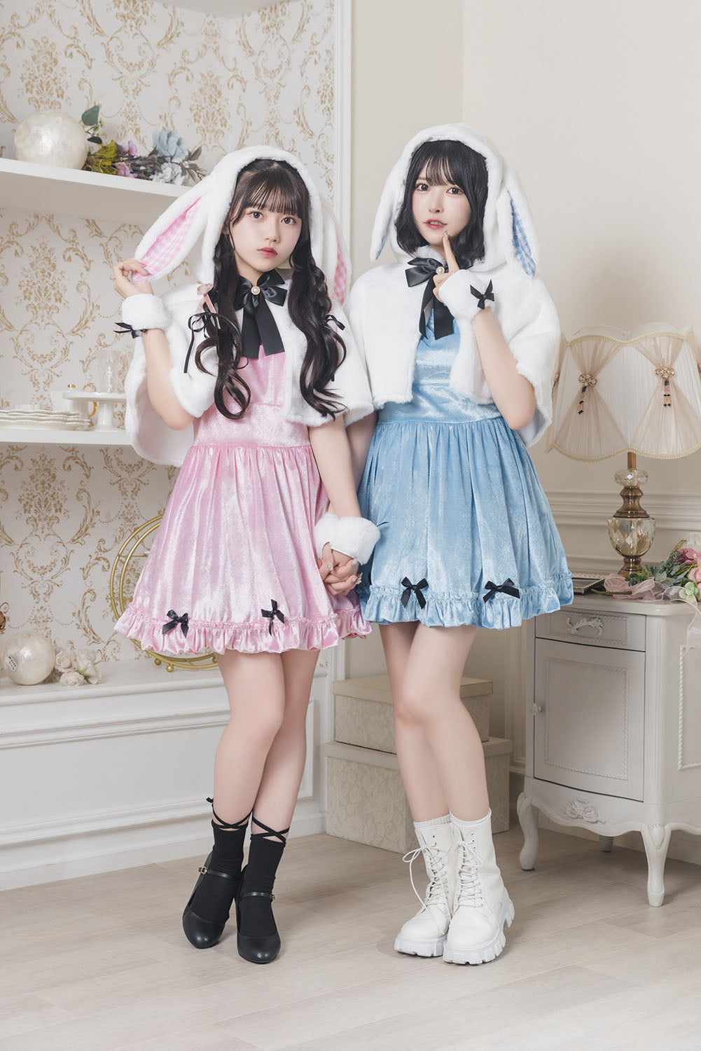 JamsCollection着用》コスプレ ハロウィン うさぎ フロイマイン 清純白