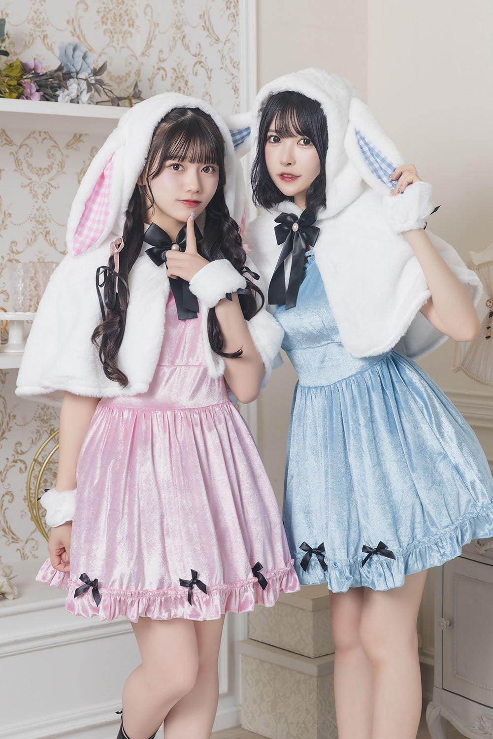 JamsCollection着用》コスプレ ハロウィン うさぎ フロイマイン 清純白