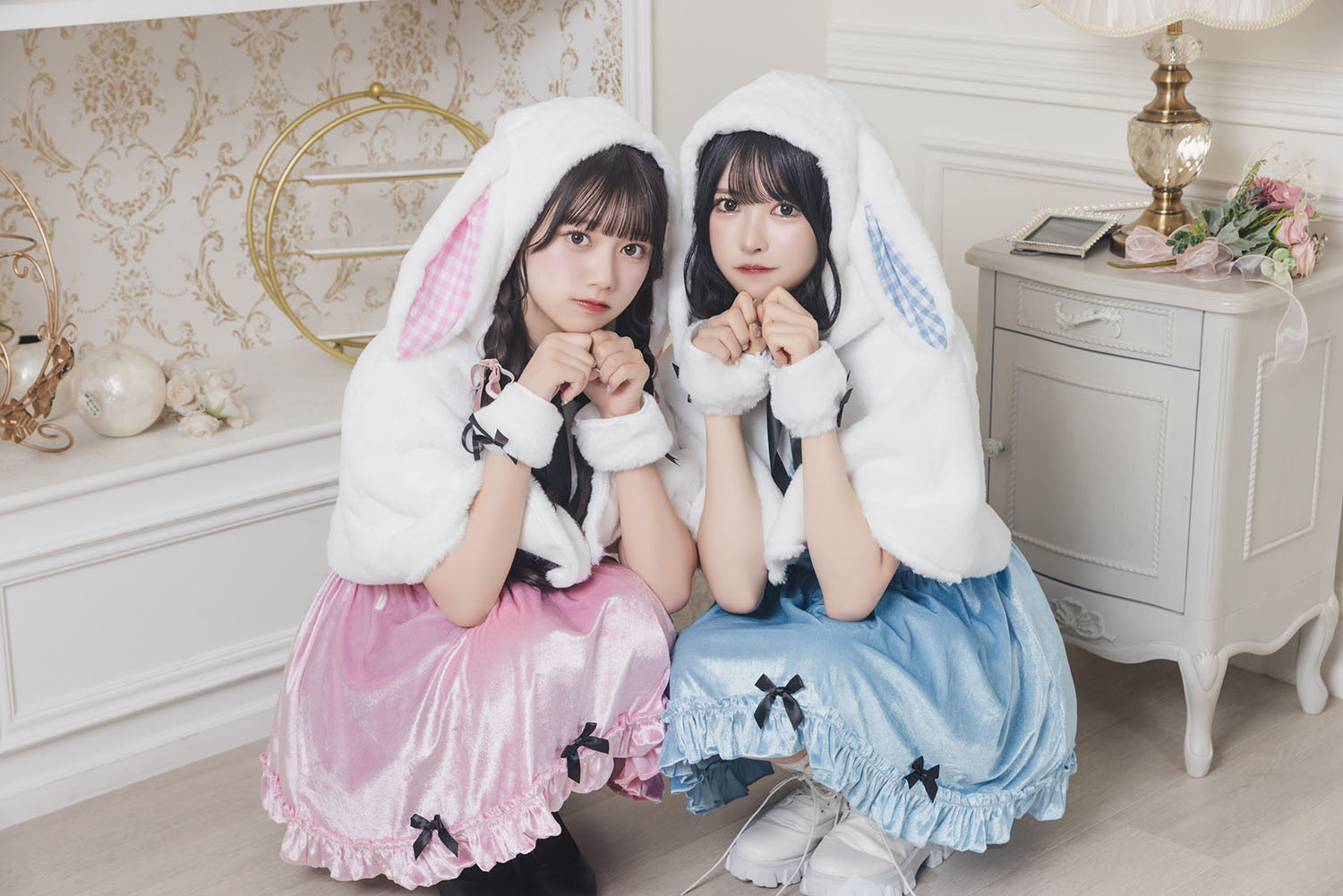 JamsCollection着用》コスプレ ハロウィン うさぎ フロイマイン 清純白