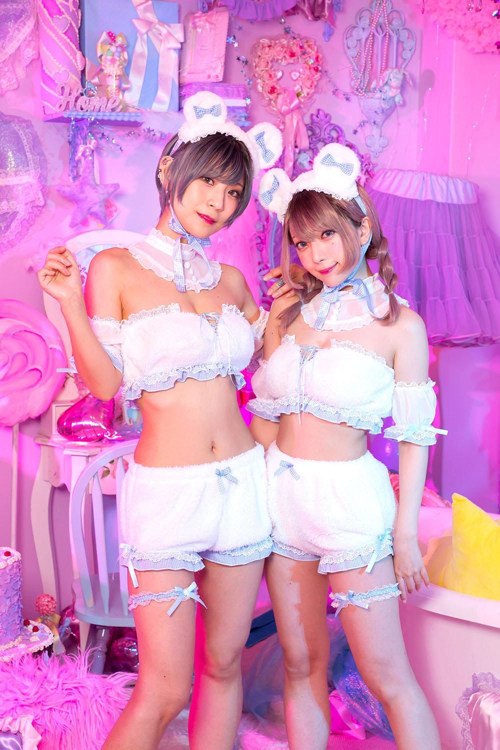 コスプレ くま シュガーウィップ しろくまドール レディース フリーサイズ ホワイト【クリアストーン】♡