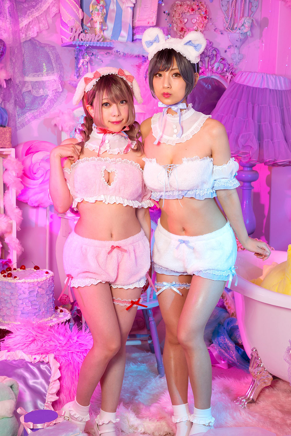 コスプレ くま シュガーウィップ しろくまドール レディース フリーサイズ ホワイト【クリアストーン】♡