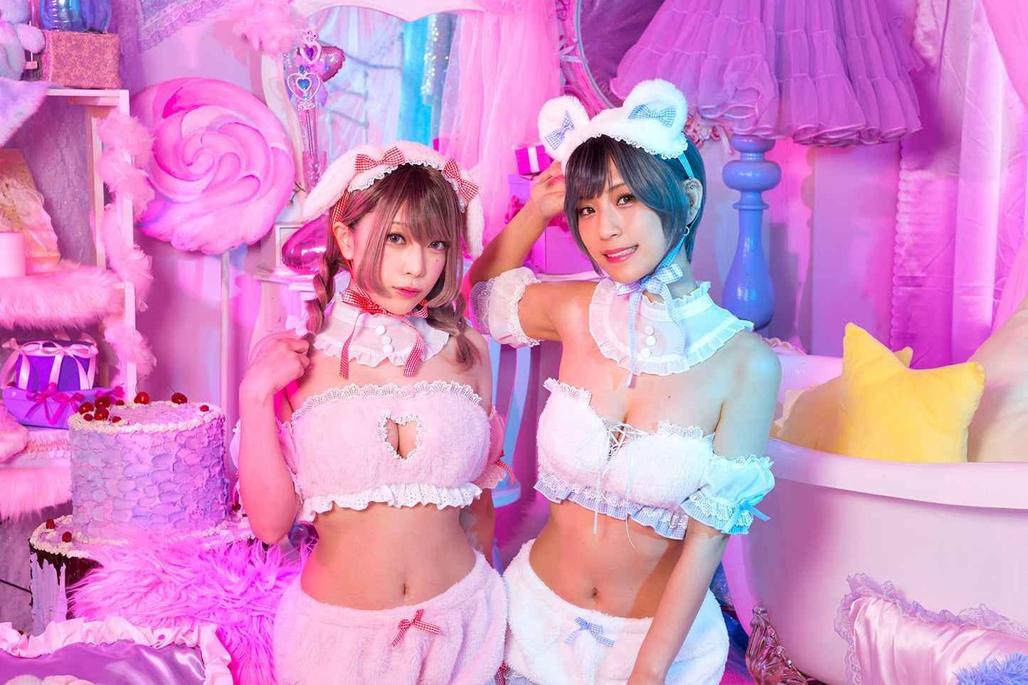 コスプレ くま シュガーウィップ しろくまドール レディース フリーサイズ ホワイト【クリアストーン】♡