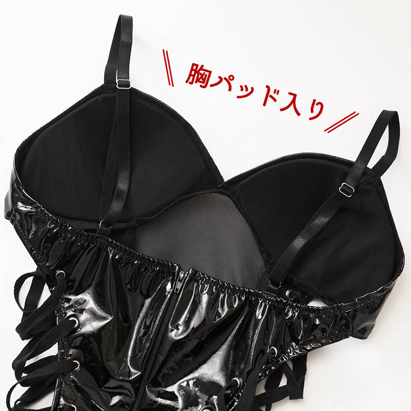 コスプレ デビル シュガーウィップ ハーネスサキュバス レディース フリーサイズ ブラック【クリアストーン】♡
