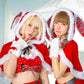 コスプレ クリスマス サンタ シュガーウィップ ラブケープサンタ レディース フリーサイズ レッド【クリアストーン】