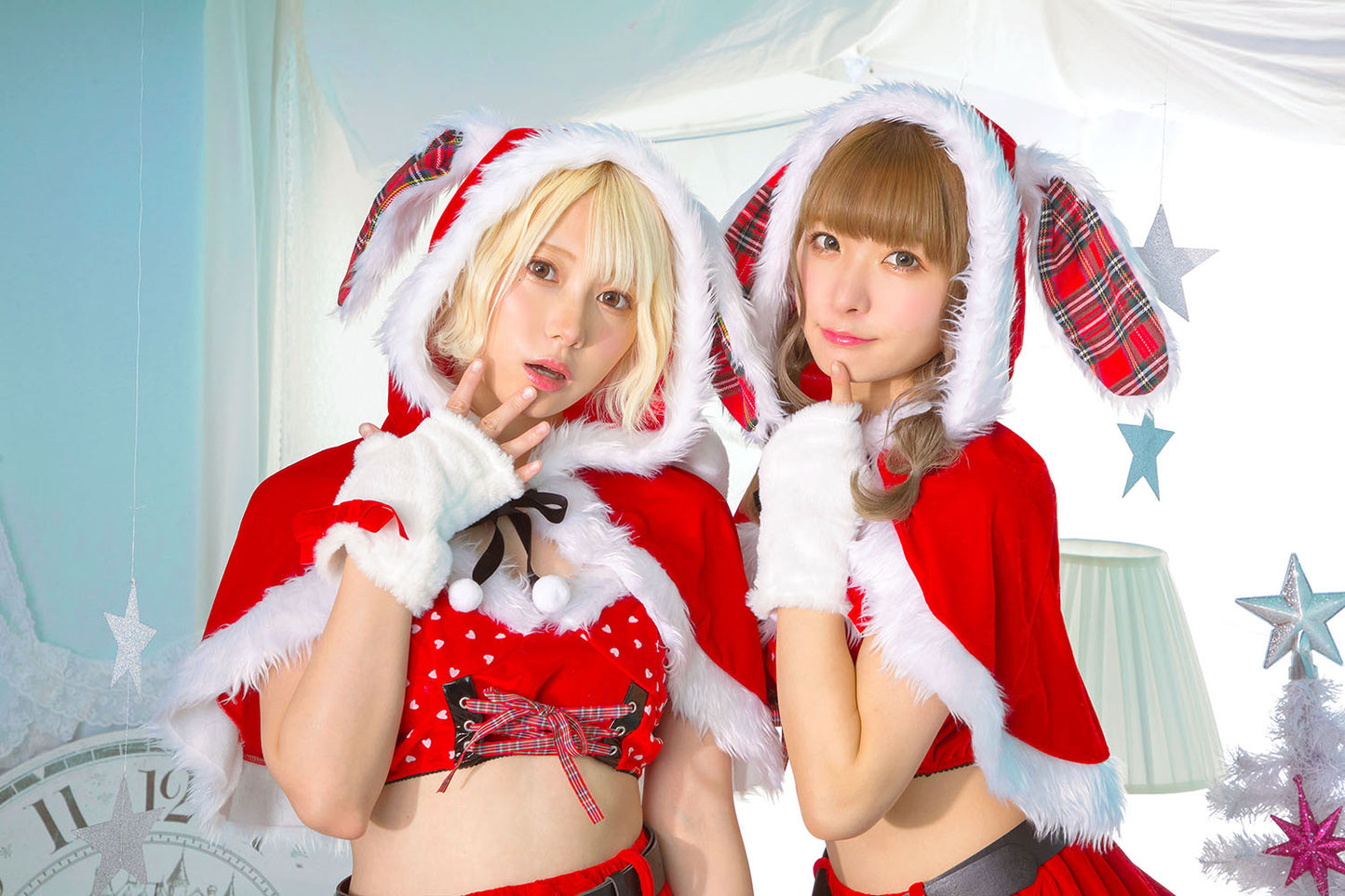 コスプレ クリスマス サンタ シュガーウィップ ラブケープサンタ レディース フリーサイズ レッド【クリアストーン】