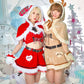 コスプレ クリスマス サンタ シュガーウィップ ラブケープサンタ レディース フリーサイズ レッド【クリアストーン】