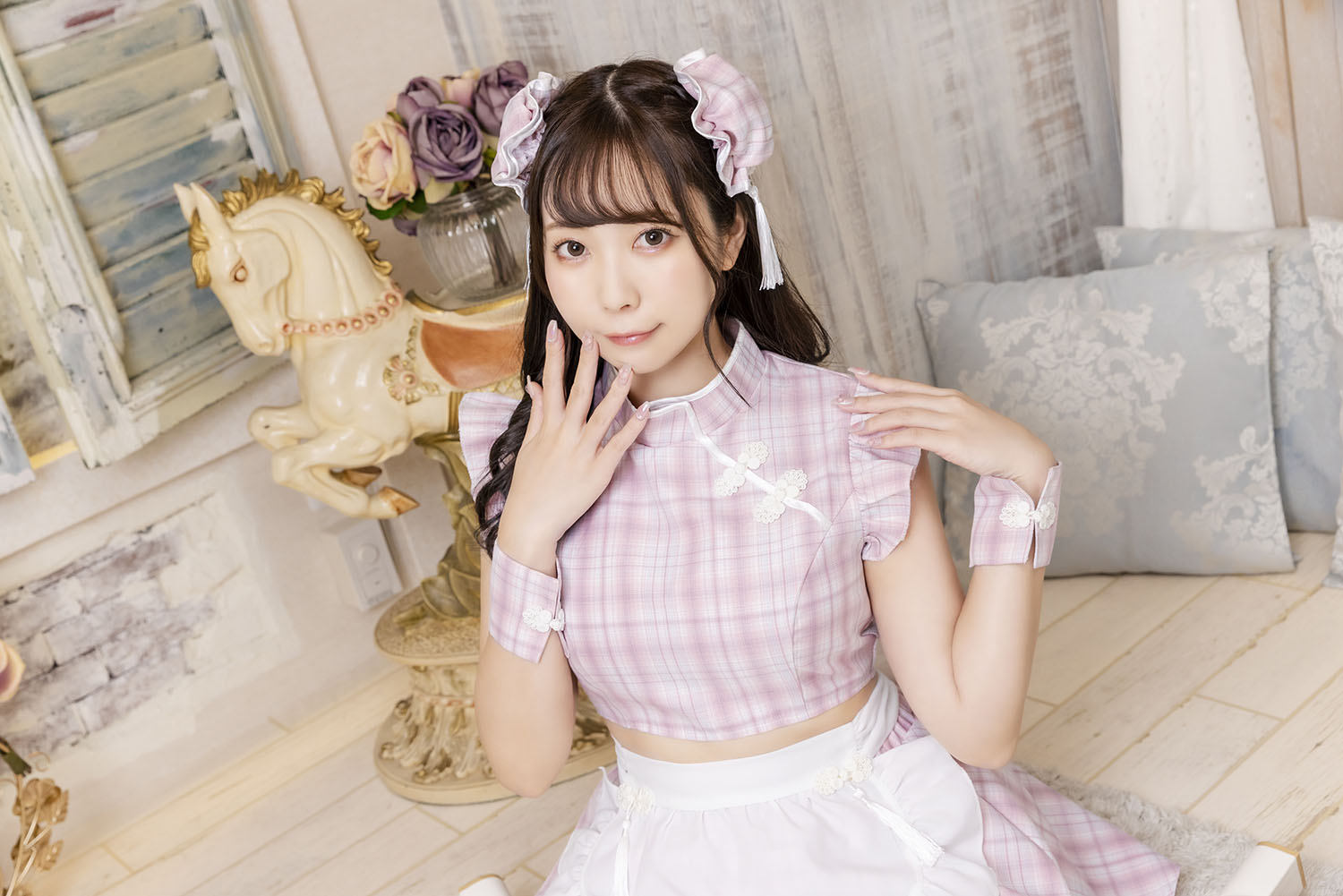 コスプレ ハロウィン メイド チャイナ リリパレ ミルキーチャイナ