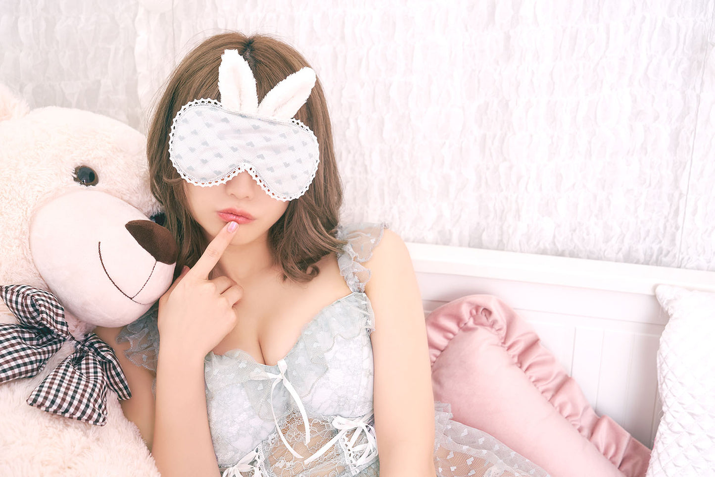 コスプレ ベビードール poppy doll スモーキーバニー レディース フリーサイズ グレー【クリアストーン】