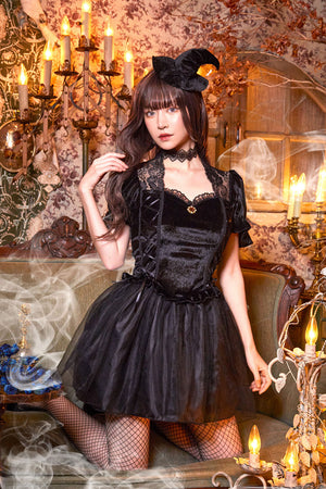 エルヴィン 巨大樹の森 ムービック 魔法使い風衣装 チェス あやかし セット コスプレ 魔女 ファンタジックヴィラン マギア レディース