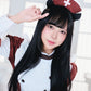 コスプレ ハロウィン 悪魔 ナース ダスティコンフィ デビルナース レディース フリーサイズ レッド【クリアストーン】♡