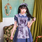 コスプレ ジュニア こども メイド服 COSCHU! ゴシックミニメイド 140～150cm グレー【クリアストーン】