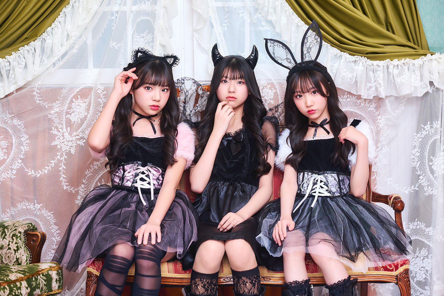 コスプレ ジュニア こども アニマル 黒猫 COSCHU! ストロベリー