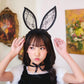 コスプレ ジュニア こども アニマル うさぎ COSCHU! バニララビット 140～150cm ホワイト【クリアストーン】
