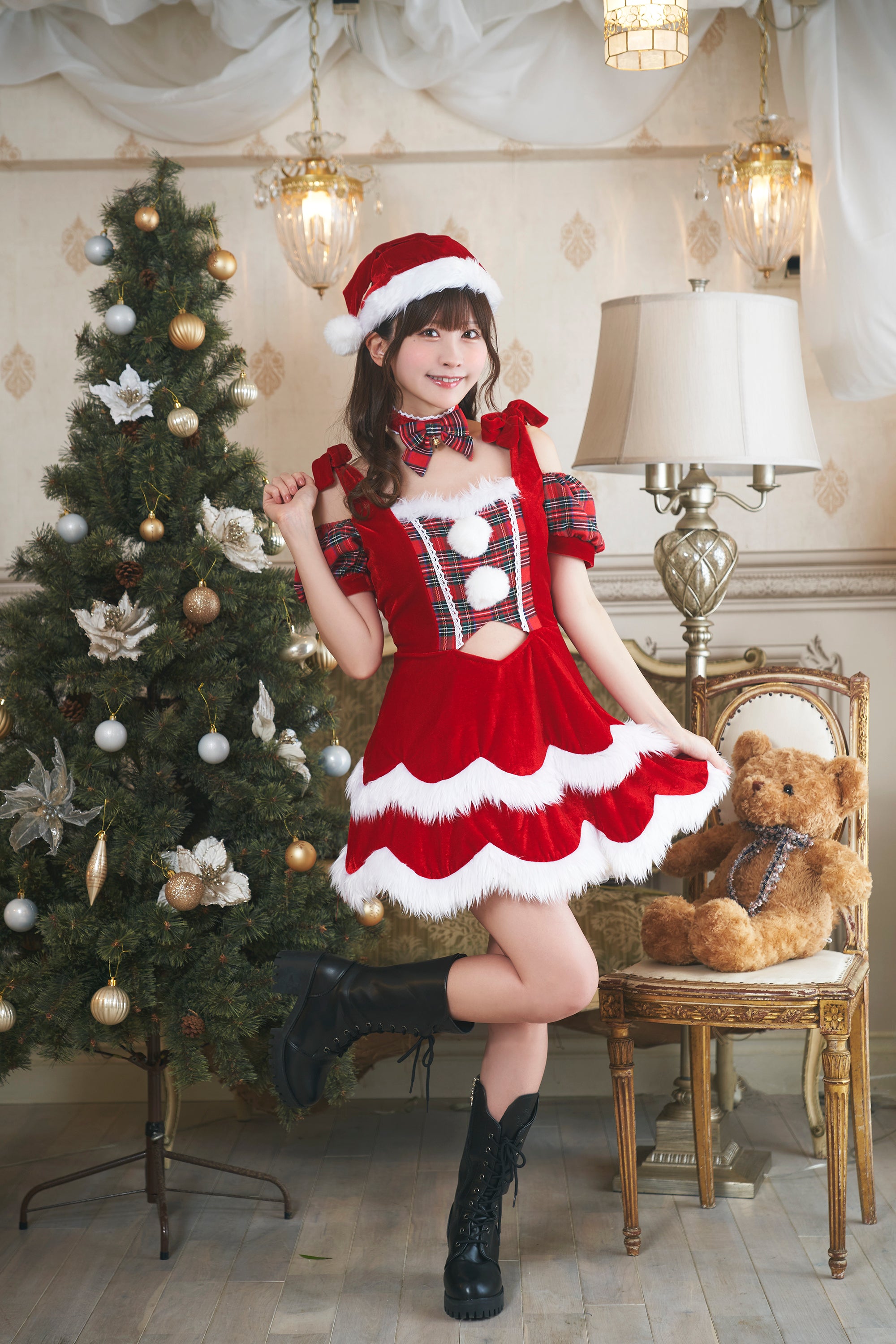 みゃこちゃん着用》 コスプレ クリスマス サンタ メルティサンタ