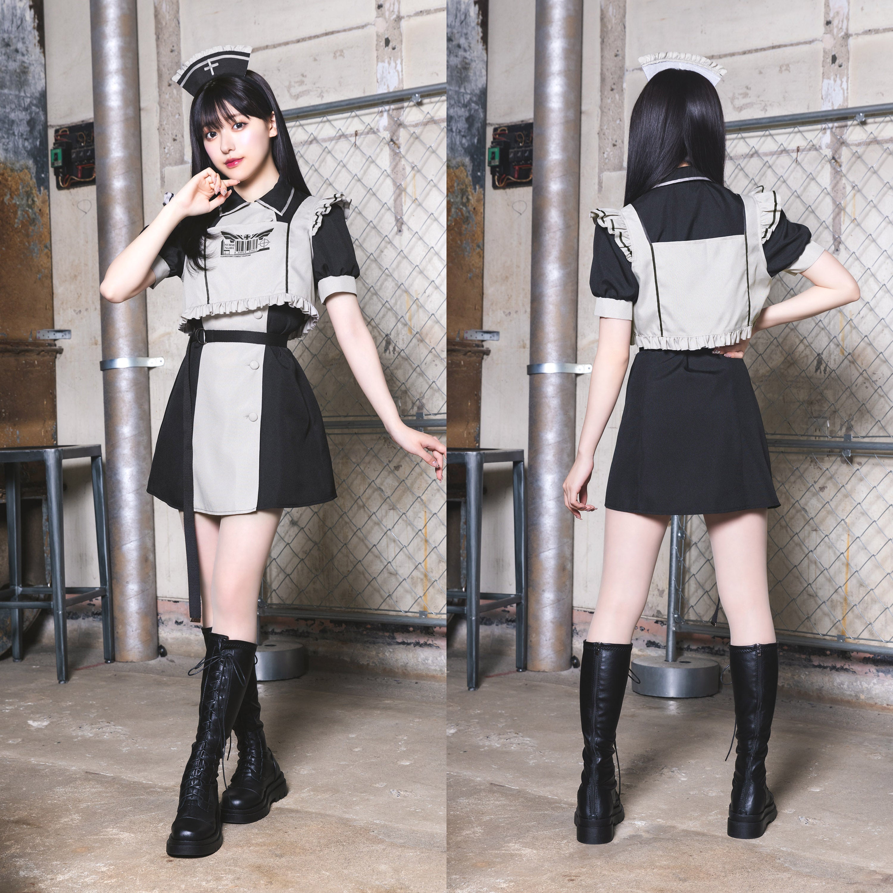 M企画 5点セット サイバーナース サイバー猫耳 コスプレ ナース服