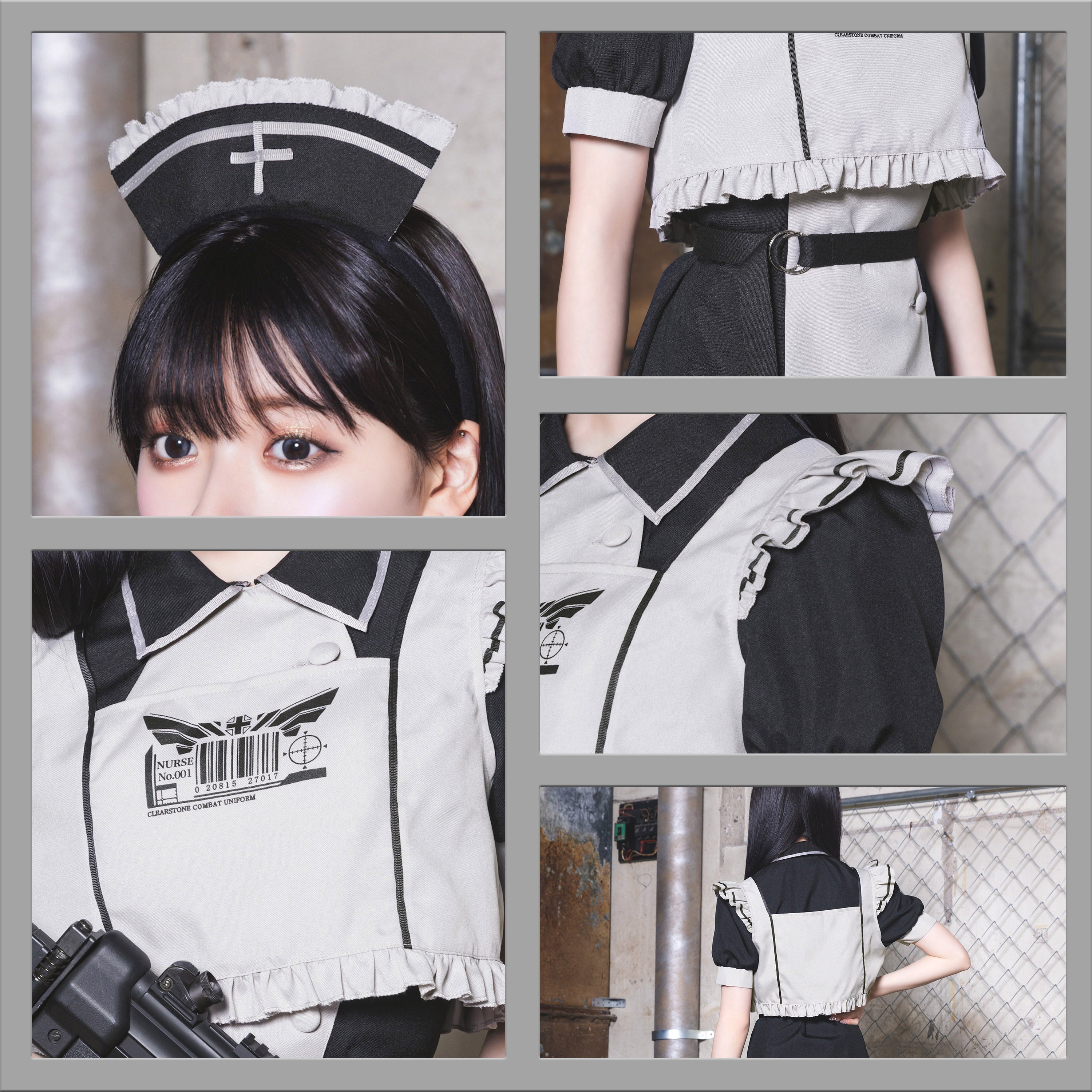 コスプレ 戦闘 サイバー モノキューレ ナース レディース フリーサイズ