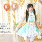 《えなこちゃん監修》 コスプレ メイド服 20周年 アニバーサリーメイド セパレート レディース フリーサイズ ミントグリーン【クリアストーン】
