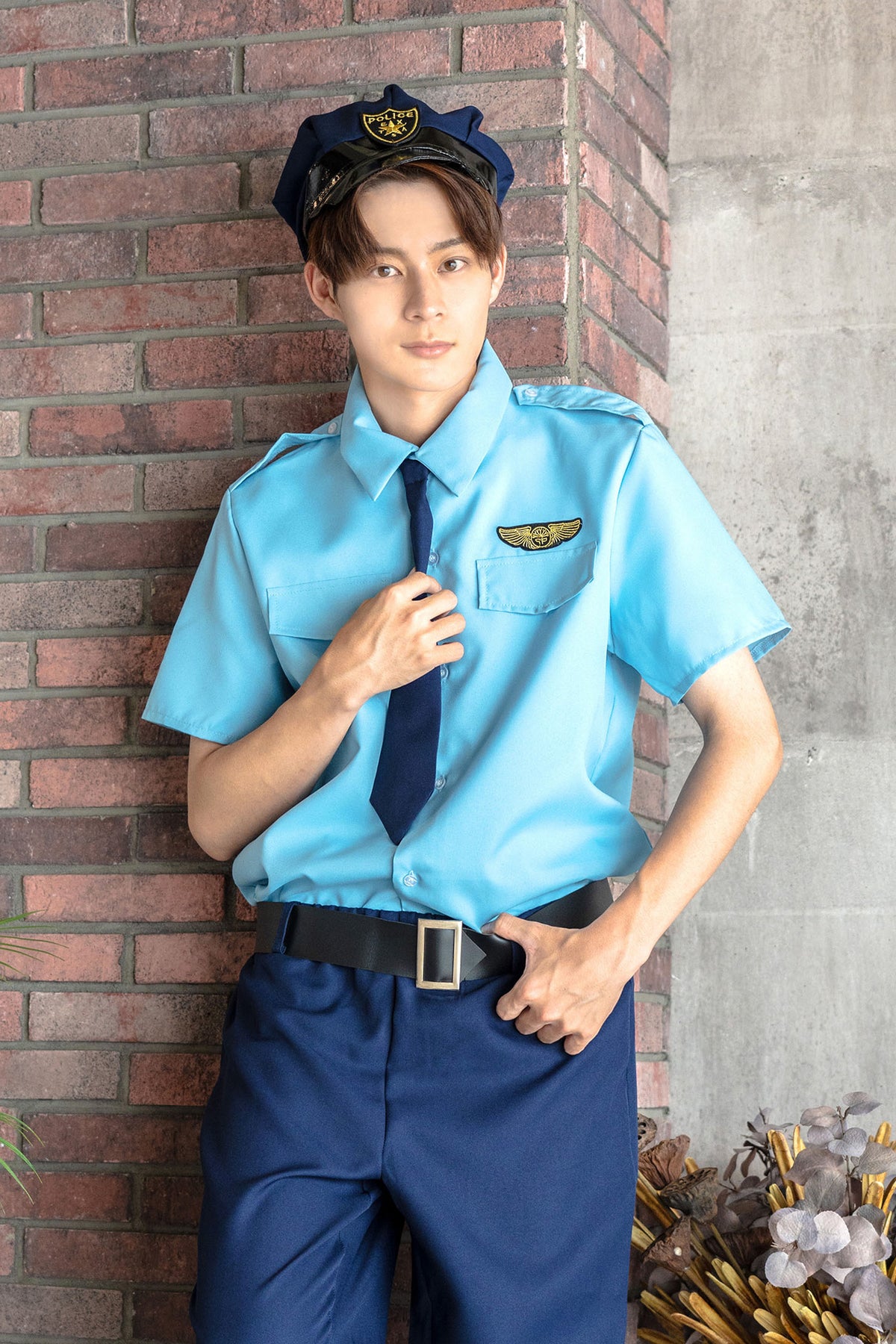 コスプレ 警察官 ポリス MENコス おまわりさん メンズ フリーサイズ 