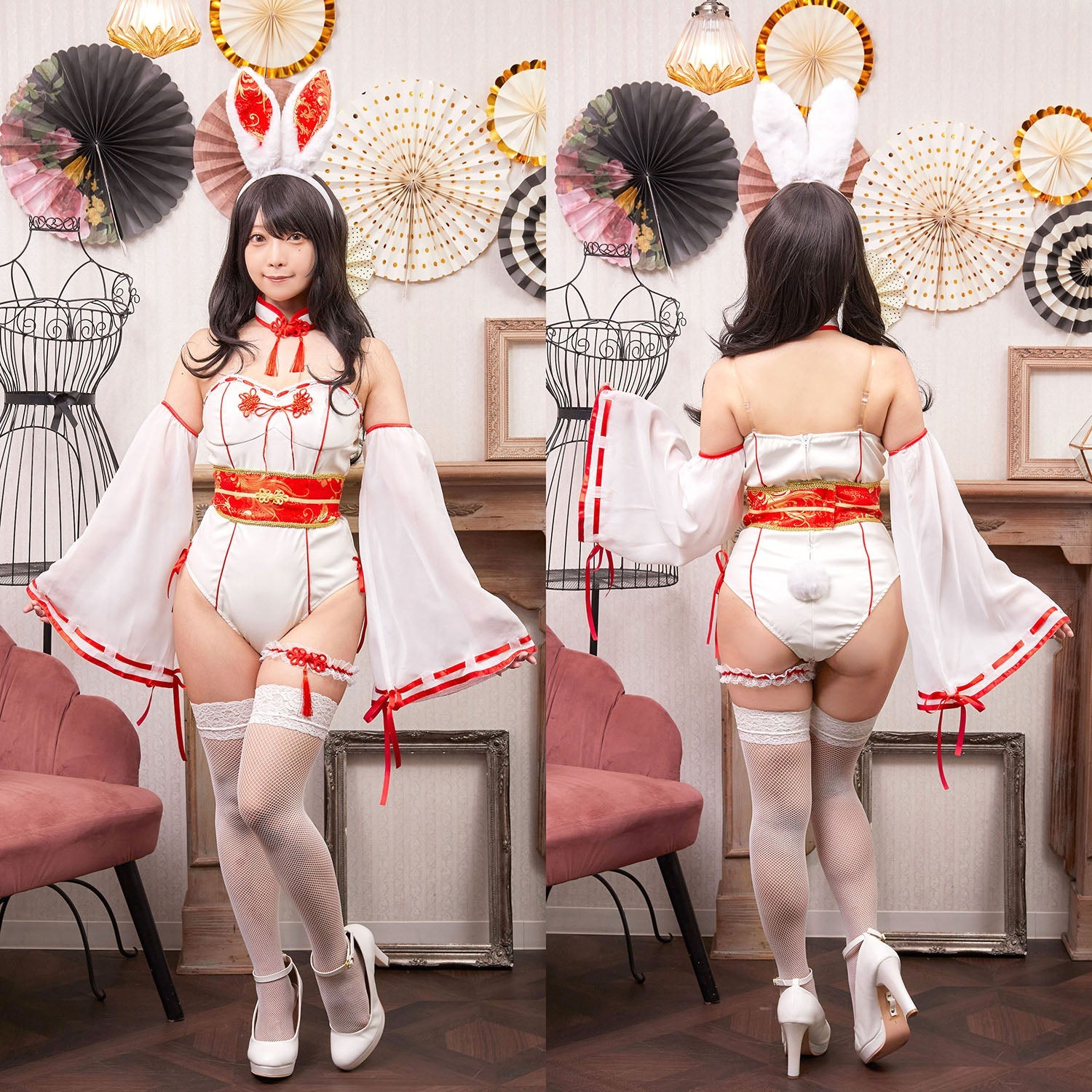 コスプレ 巫女 バニーガール シュガーウィップ 巫女バニー レディース