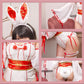 コスプレ 巫女 バニーガール シュガーウィップ 巫女バニー レディース フリーサイズ ホワイト【クリアストーン】