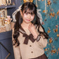 コスプレ キッズ こども ハロウィン 制服 ブラウンセーラー 120/140cm ブラウン【クリアストーン】