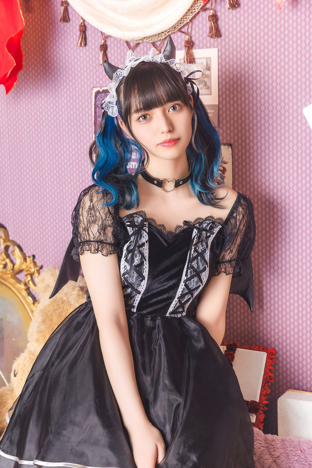 コスプレ デビル コケティッシュガーリー レーシィデビル レディース