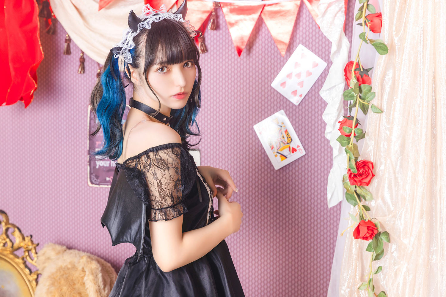 コスプレ デビル コケティッシュガーリー レーシィデビル レディース