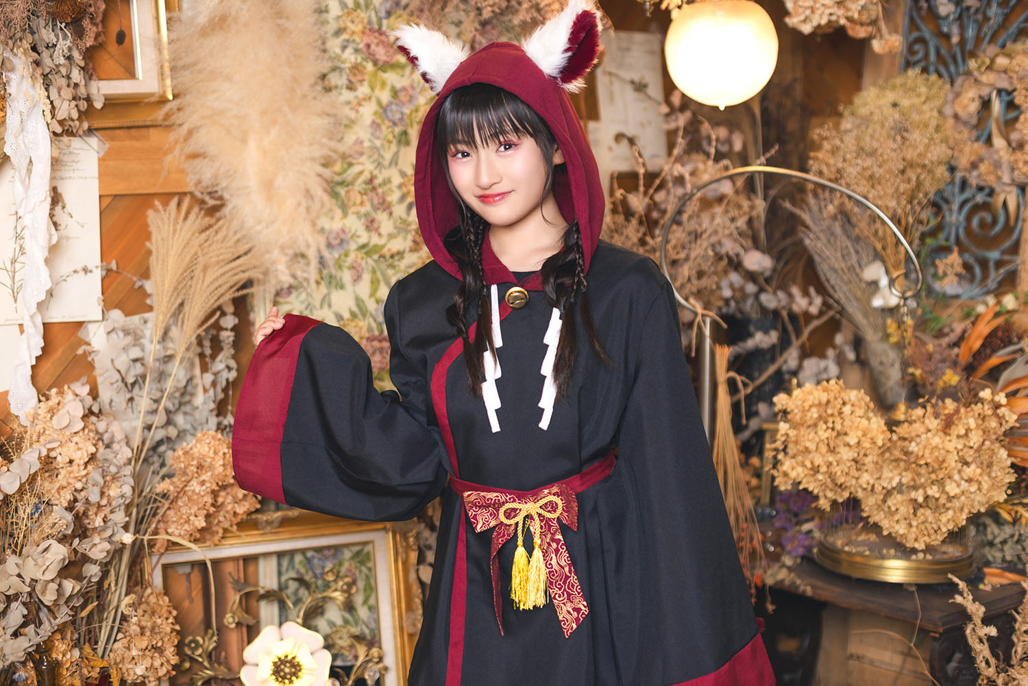 New] コスプレ ジュニア COSCHU! 稲荷様パーカーキッズ ユニセックス