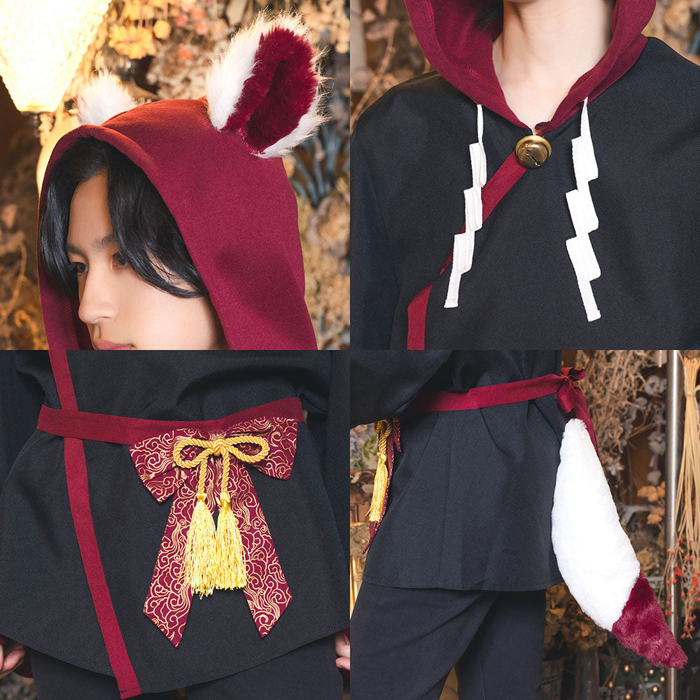 New] コスプレ ジュニア COSCHU! 稲荷様パーカーキッズ ユニセックス
