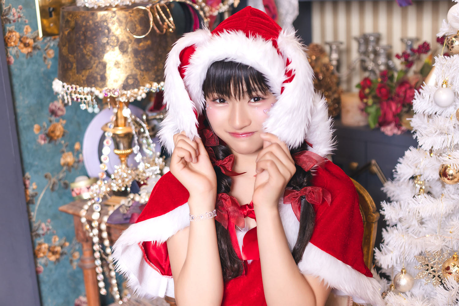 コスプレ ジュニア こども クリスマス メリープラムフェアリー うさぎ