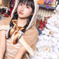 コスプレ ジュニア こども クリスマス メリープラムフェアリー リボンケープトナカイ 150cm 女の子 ベージュ【クリアストーン】