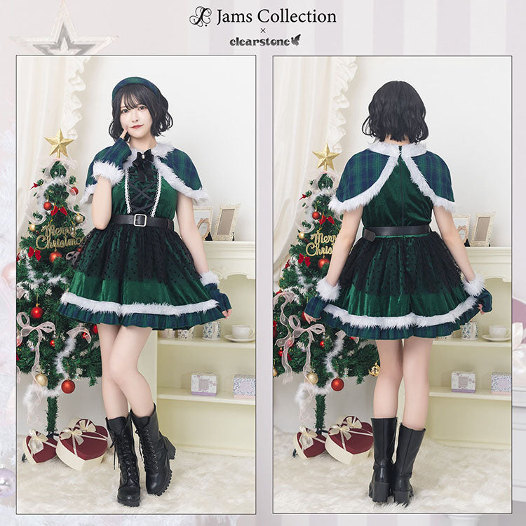 JamsCollection着用》コスプレ サンタ クリスマス リリパレ チェック