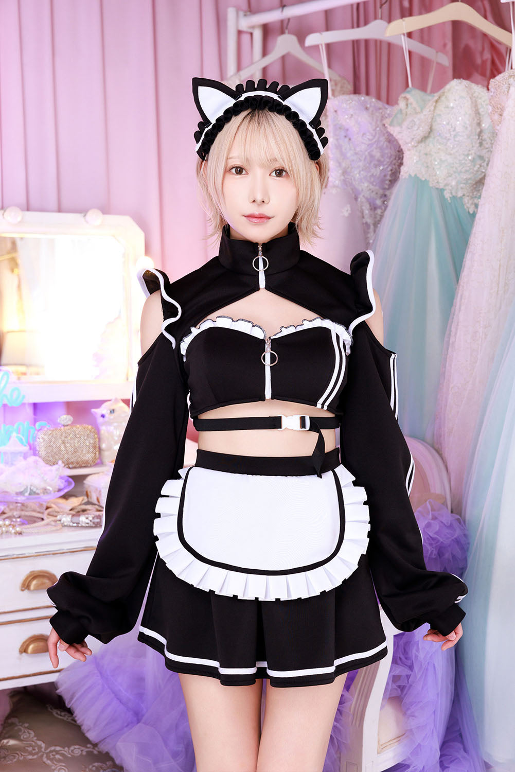 コスプレ ねこ ジャージ シュガーウィップ 猫耳ジャージメイド