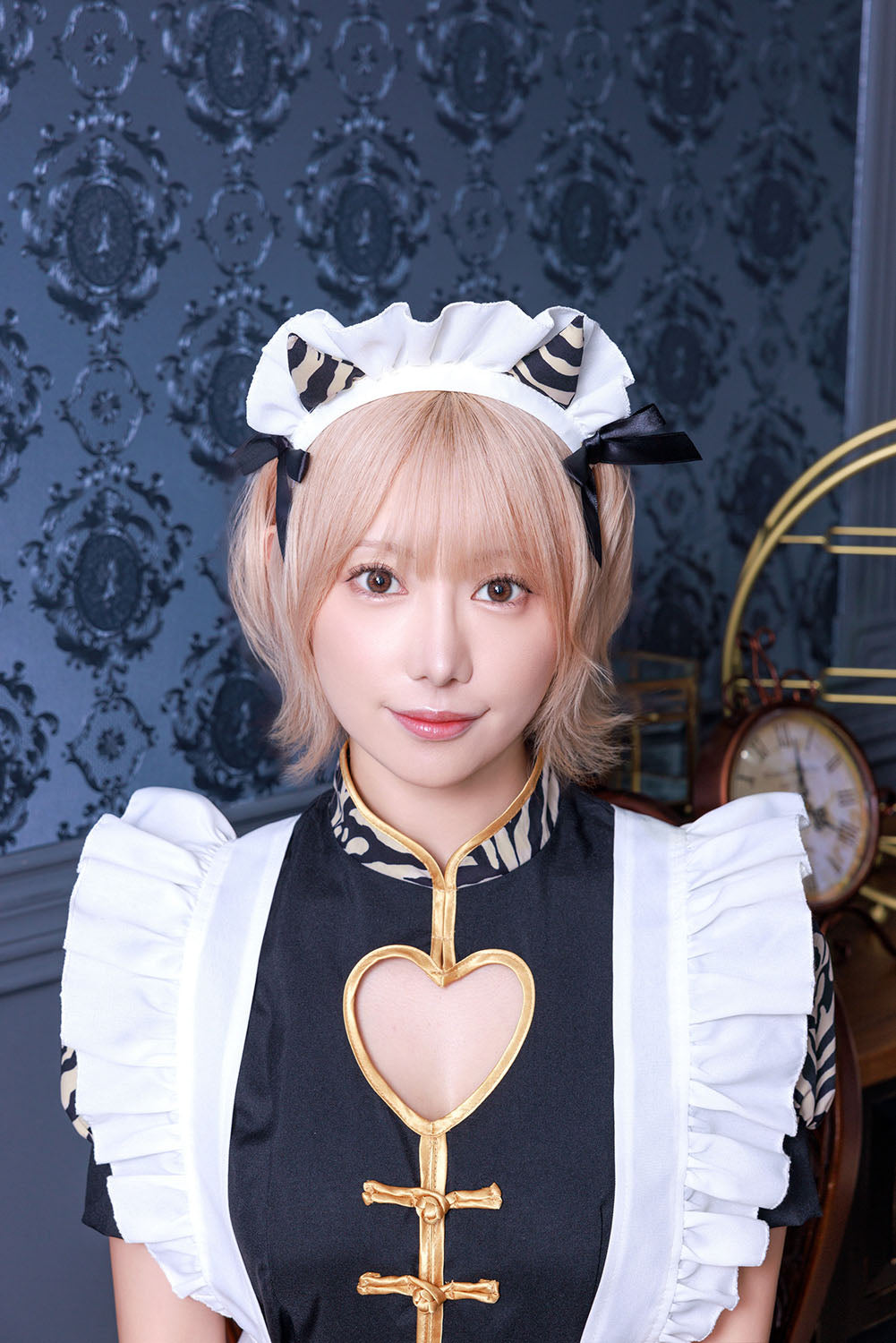 コスプレ 節分 INAZUMA鬼girl ハートフリルメイド フリーサイズ
