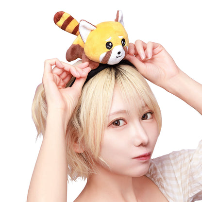 コスプレ 小物 動物 カチューシャ つれてってあにまるず ゆるしば/くろしば/どらねこ/ぴえんねこ/ふてぶてうさぎ/したたかきつね/おねだりれっさー UNISEX【クリアストーン】