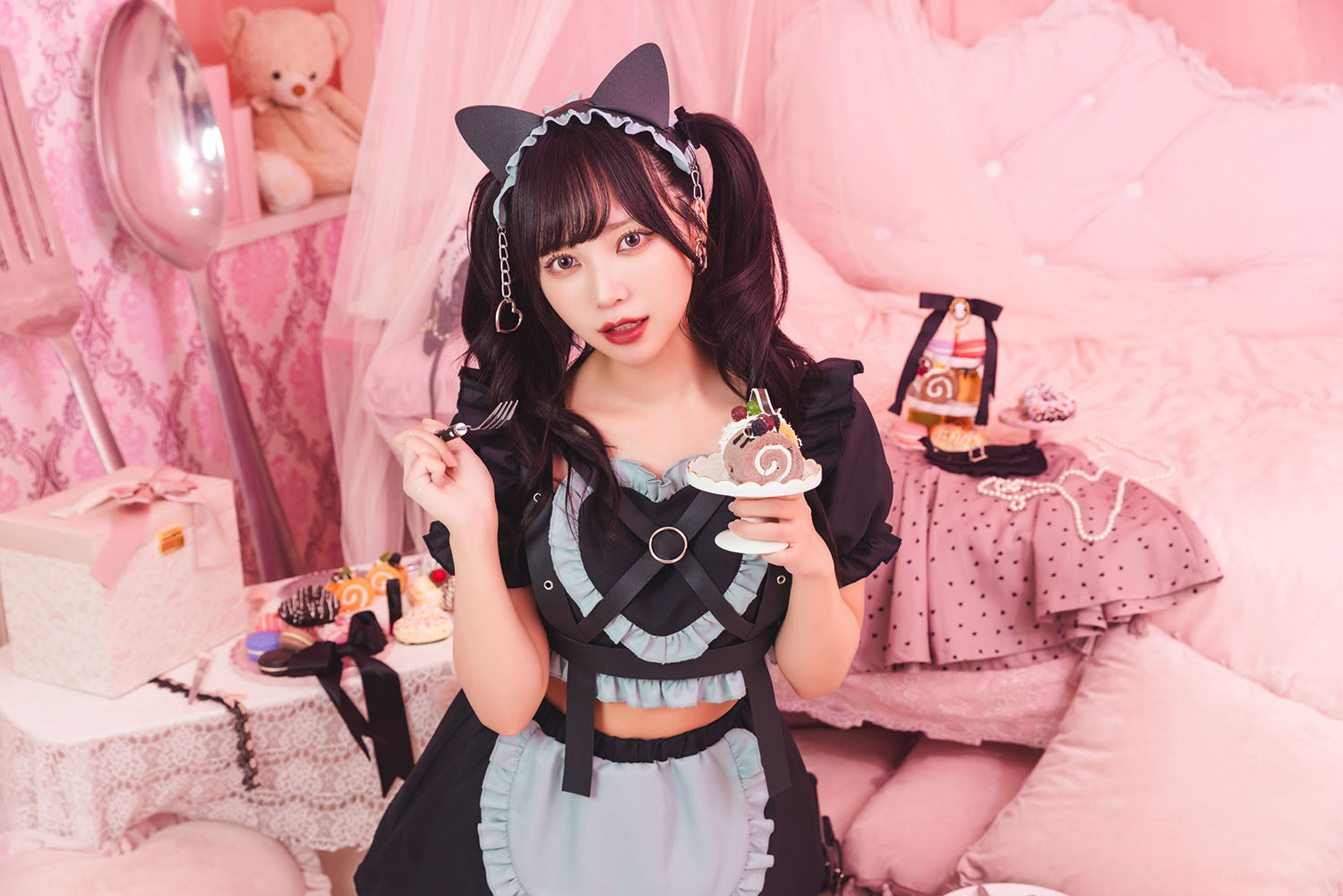コスプレ ハロウィン アニマル ねこ ヤムヤムヤミー 束縛ネコメイド