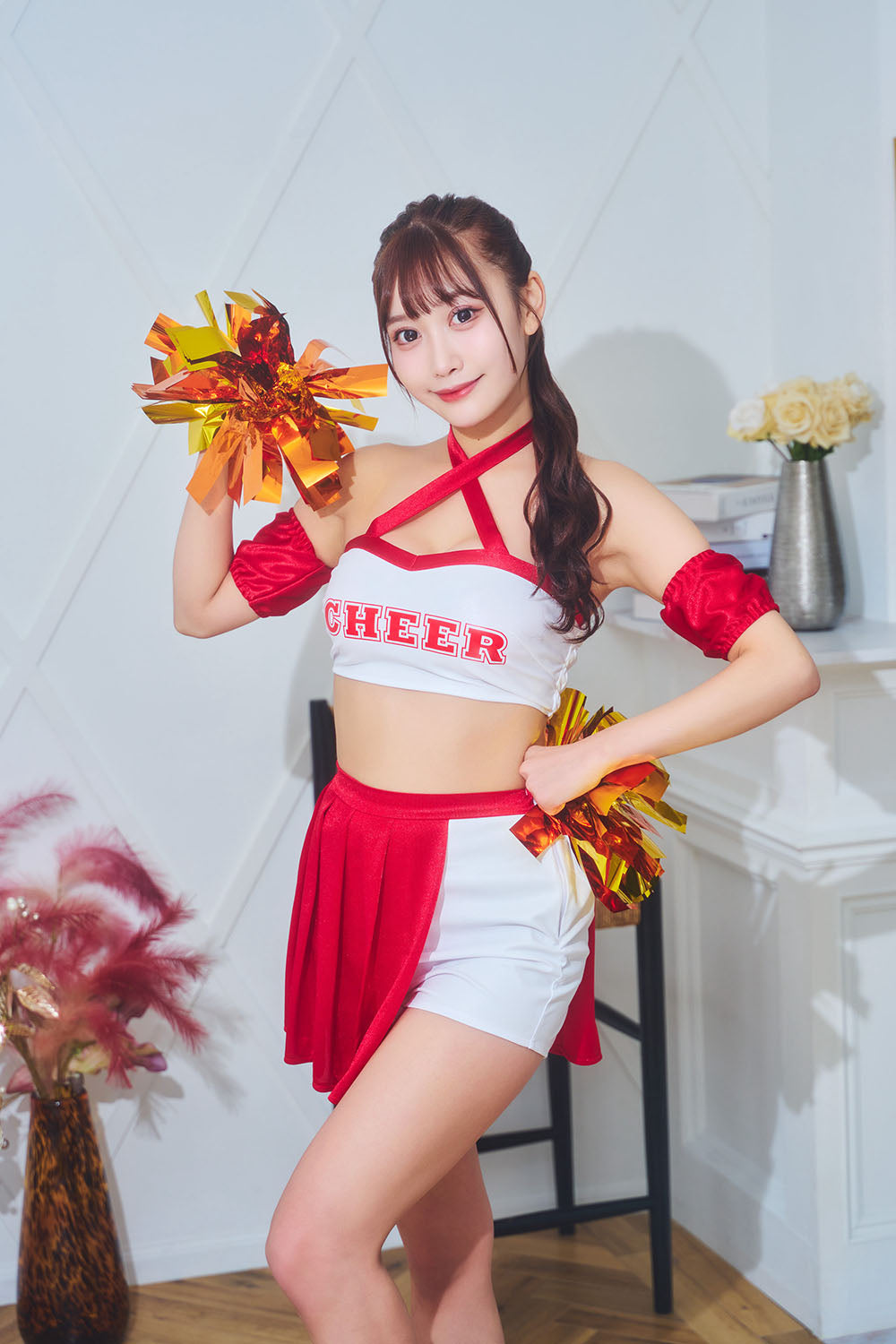 NEW] コスプレ チアリーダー GLOWHOLIC シャイニーチアガール