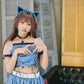 [New] コスプレ ねこ アニマル シュガーウィップ デニムライクキャット レディース フリーサイズ ブルー【クリアストーン】