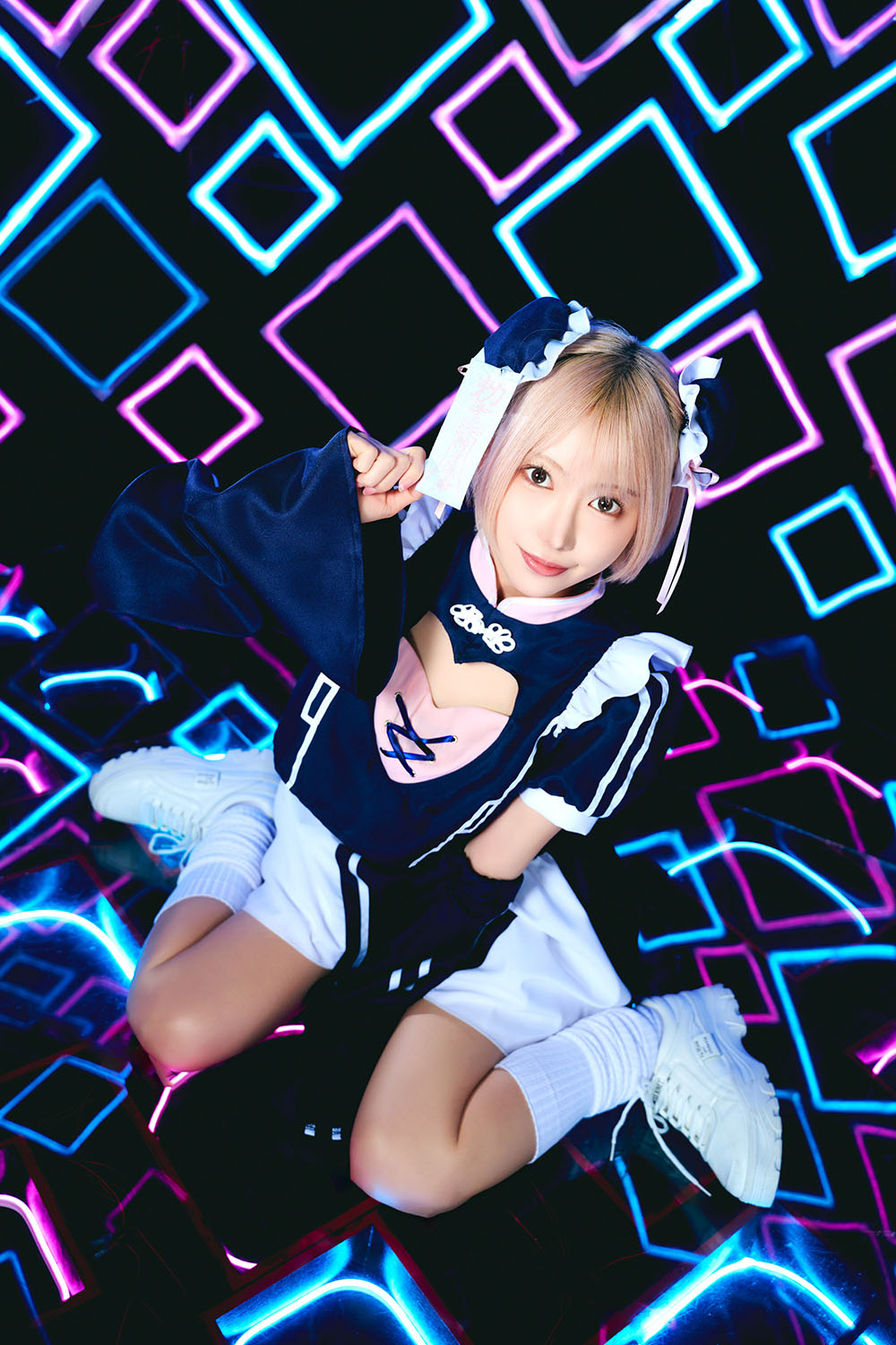 New] コスプレ チャイナ サイバーイリス ハートジャージチャイナ