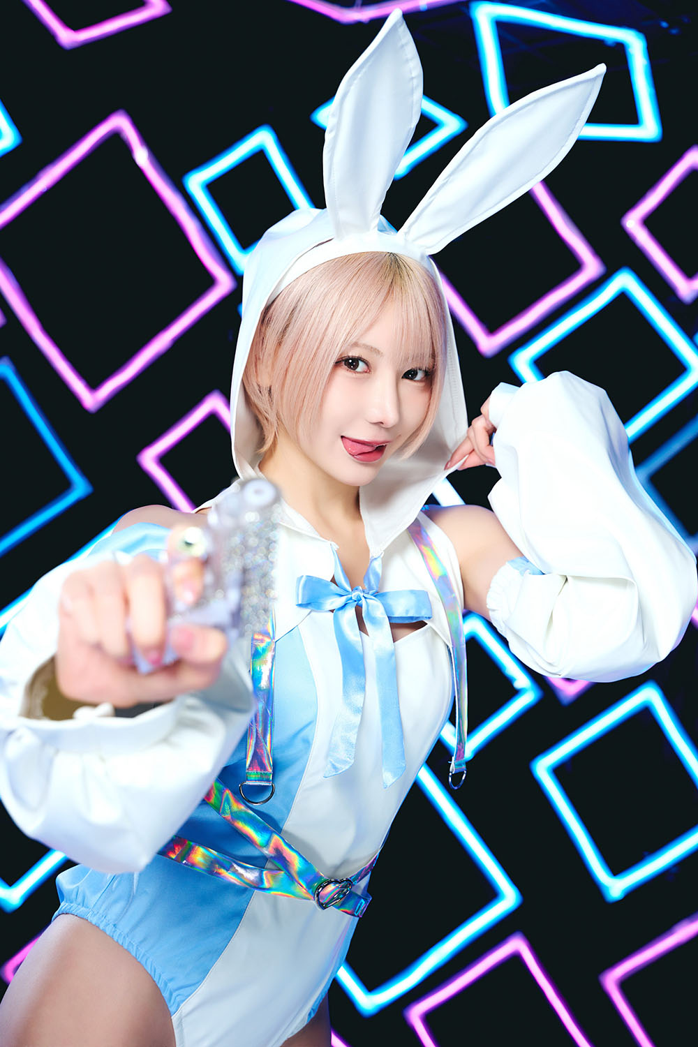 コスプレ うさぎ サイバーイリス フーディーバニー レディース コスプレ うさぎ サイバーイリス フーディーバニー レディース