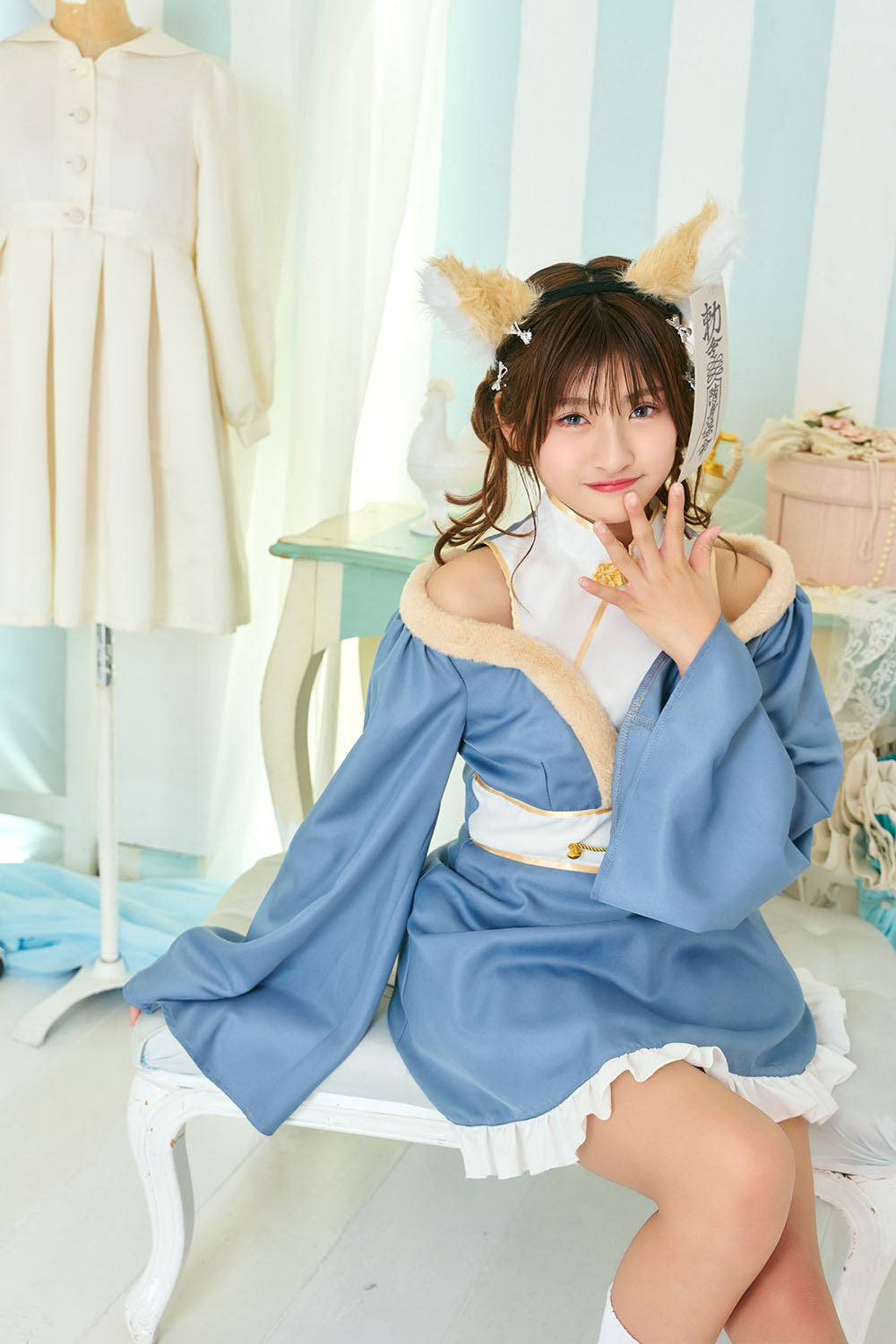 NEW] コスプレ ジュニア こども キツネ COSCHU! きつねガール