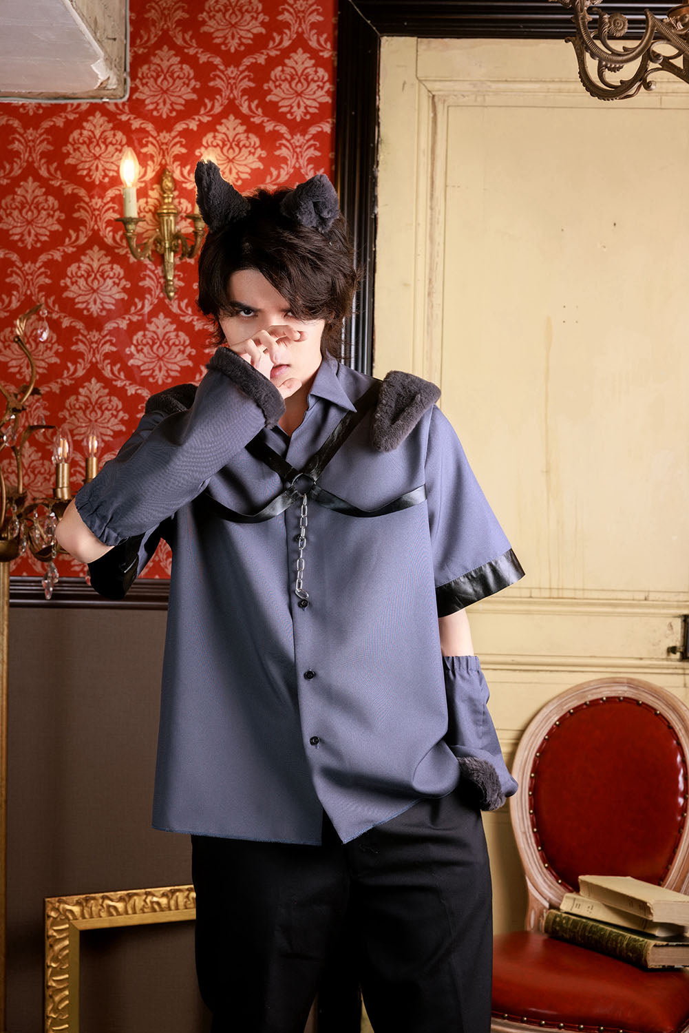 New] ≪スタンミさん着用≫ コスプレ ハロウィン アニマル アイアン