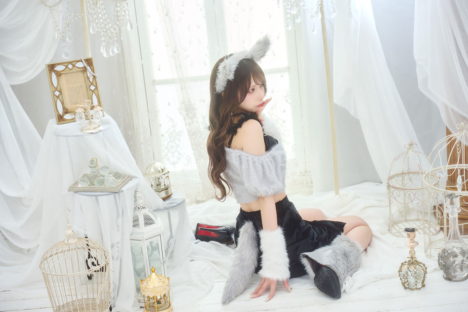 New] コスプレ ハロウィン アニマル ノアールヴェール ウルフ