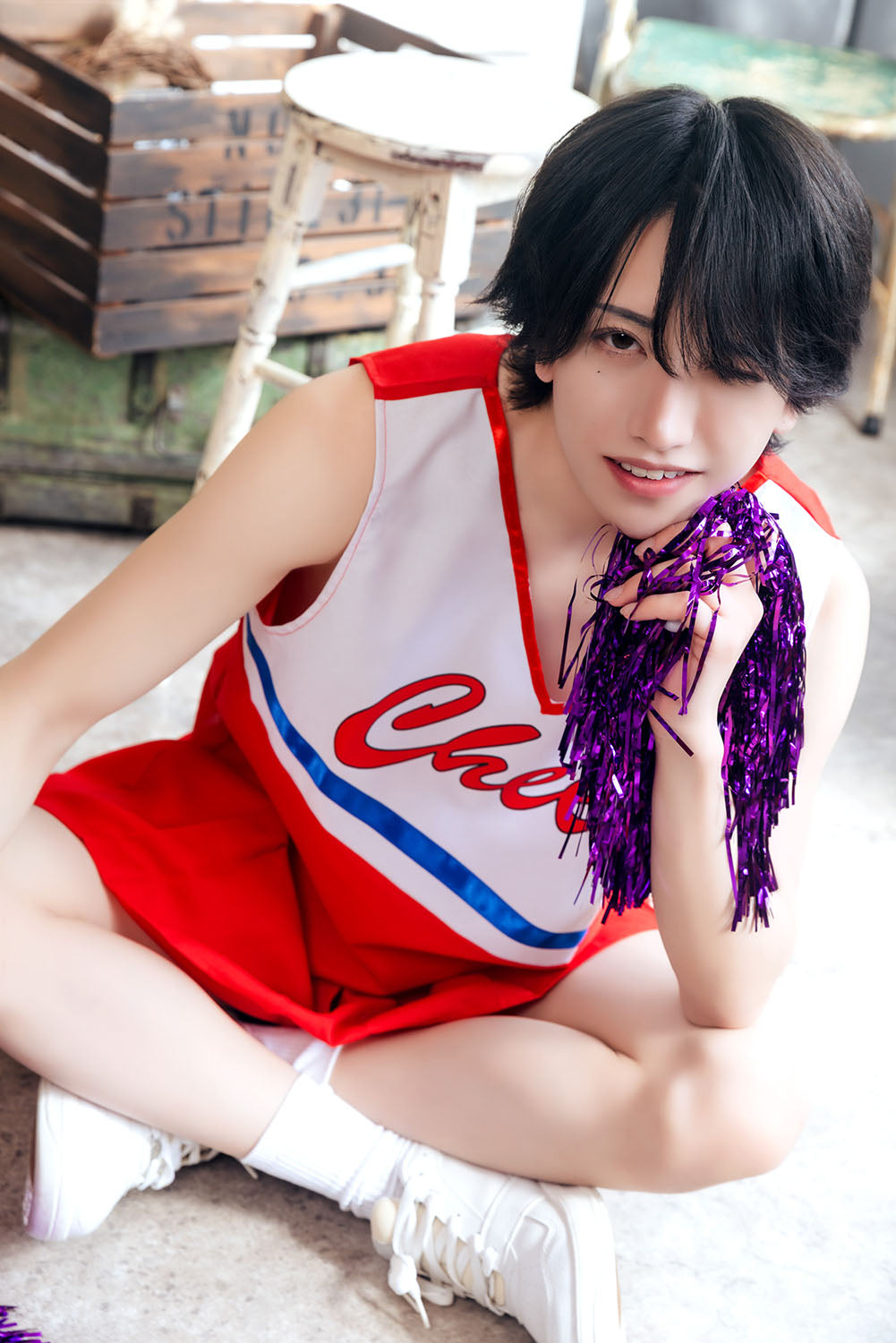 NEW] コスプレ ハロウィン 応援団 ハニーボーイ チアガール ユニ