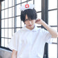 [NEW] コスプレ ハロウィン 看護師 ハニーボーイ ナース ユニセックス フリーサイズ ホワイト 【クリアストーン】