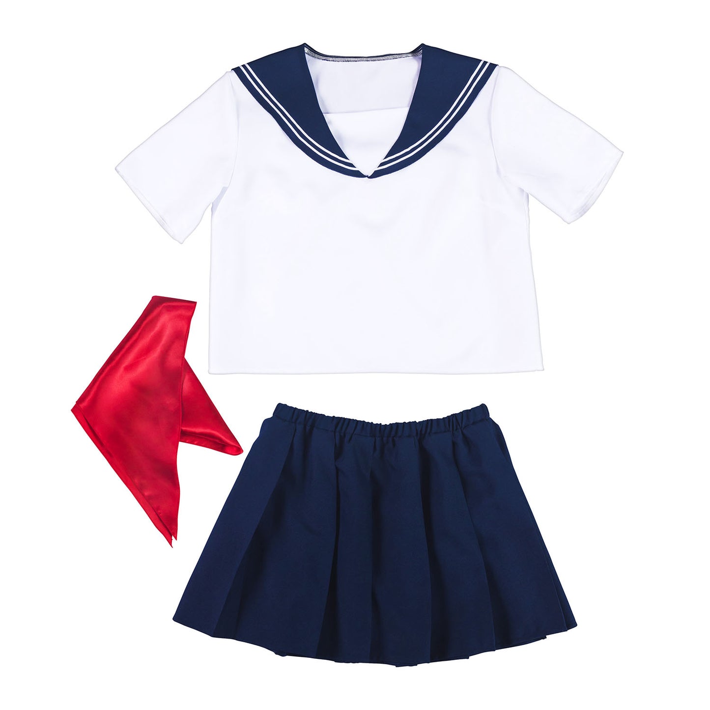 [NEW] コスプレ ハロウィン 制服 ハニーボーイ セーラー ユニセックス フリーサイズ ネイビー 【クリアストーン】