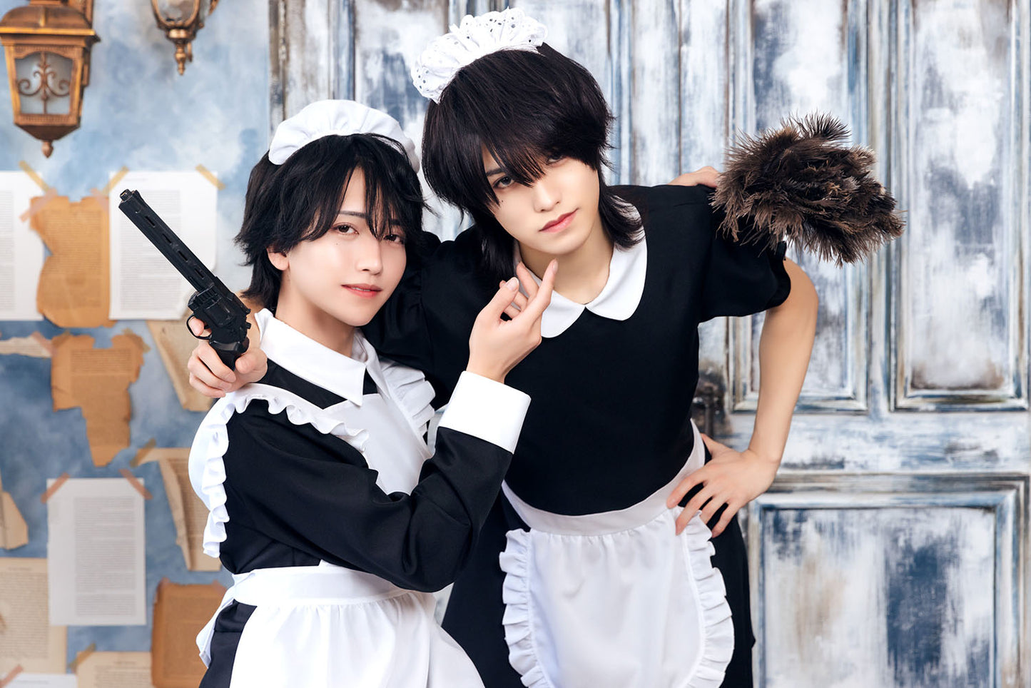 [NEW] コスプレ ハロウィン ハニーボーイ メイド ユニセックス フリーサイズ ブラック 【クリアストーン】