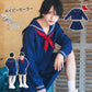 [NEW] コスプレ ハロウィン 制服 ハニーボーイ ネイビーセーラー ユニセックス フリーサイズ ネイビー 【クリアストーン】