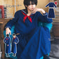 [NEW] コスプレ ハロウィン 制服 ハニーボーイ スケバンセーラー ユニセックス フリーサイズ ネイビー 【クリアストーン】