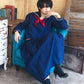 [NEW] コスプレ ハロウィン 制服 ハニーボーイ スケバンセーラー ユニセックス フリーサイズ ネイビー 【クリアストーン】